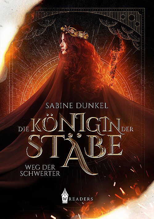 Die Königin der Stäbe von Sabine Dunkel; Cover: Julia Dummer und Jasmin Kreilmann