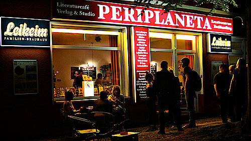Das Periplaneta Literaturcafé des Nachts