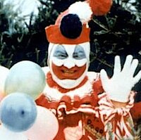 Der echte Gacy als der lustige, liebe Pogo … ein Teufel mit bunter Fratze (Archiv-Bild)