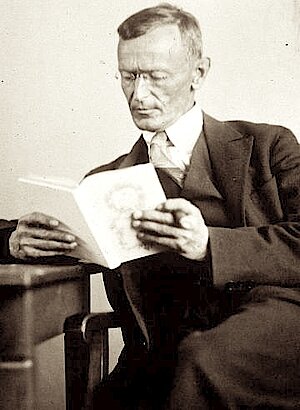 Hermann Hesse 1927, Foto von Gret Widmann