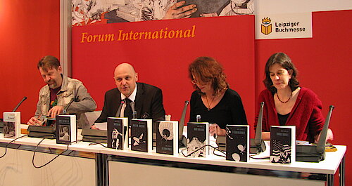 Frank Böhmert, Jürgen Schütz, Elvira Bittner und Julie Phillips
