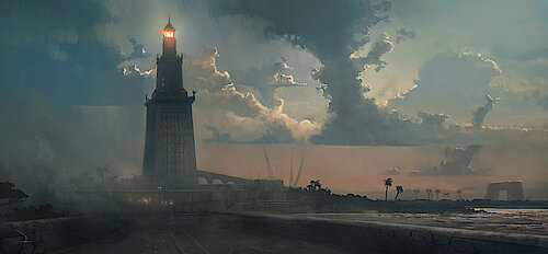 Der Leuchtturm von Alexandria - Artwork
