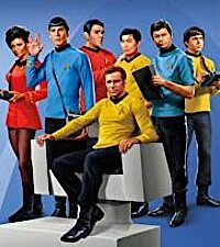 Die Enterprise-Crew in ihrer Ur-Besetzung (c) Paramount Home Entertainment