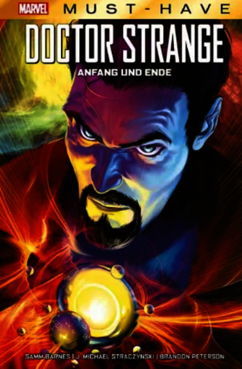 Doctor Strange: Anfang und Ende von Sara Barnes und J. Michael Straczynski; Cover: Brandon Peterson