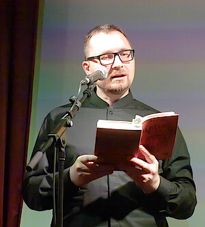 Aleš Pickar am 20.05.2017 im Literaturcafé Periplaneta