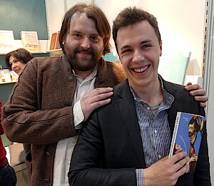 Joseph Felix Ernst und Philip Krömer auf der Leipziger Buchmesse 2018