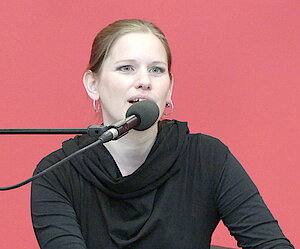 Julia Lange auf der Leipziger Buchmesse 2017