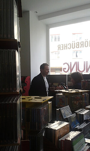 Günter Rubik in seinem Laden