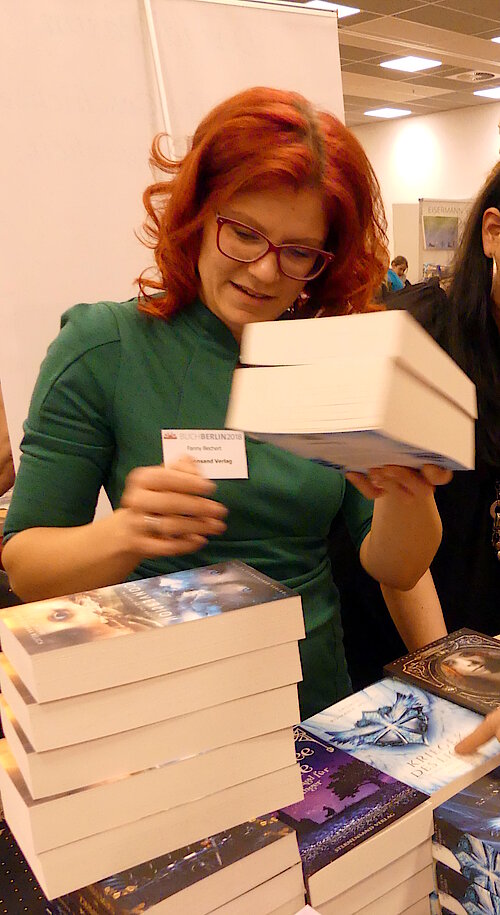 Fanny Bechert auf der Buch Berlin 2018