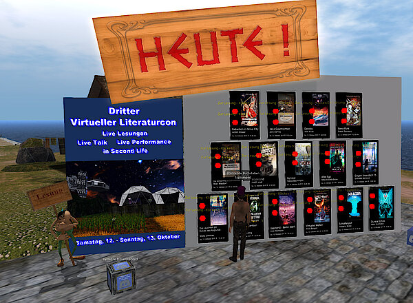 Der Driite Virtuelle Literaturcon hat ein volles Programm.